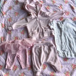 Bundle of newborn outfit